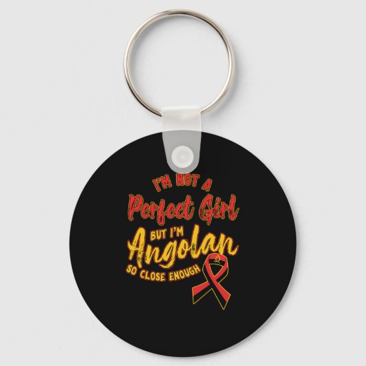 愛国主義アンゴラ南アフリカ共和国ルアンダカントリー港 キーホルダー (正面)