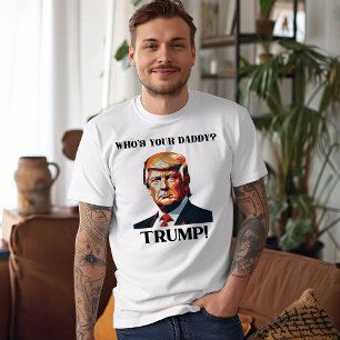 愛国主義トランプお父さん?Tシャツ Tシャツ