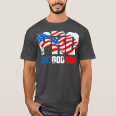 愛国主義プロライフプロゴッドプロガンプロガンガン Tシャツ (正面)