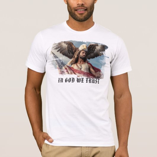 *~*愛国主義者国旗AP27イーグルパトリオット Tシャツ (正面)