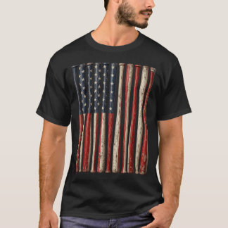 愛国主義 野球 アメリカ国旗 USA 独立記念日 Tシャツ