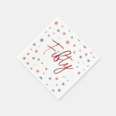 愛国五十歳の誕生日ペーパーナプキン スタンダードカクテルナプキン (角)