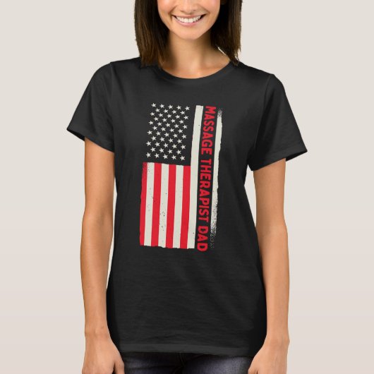 愛国作業療法マッサージセラピストD Tシャツ (正面)