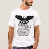 愛国保守主義 国民の自由 Tシャツ (正面)