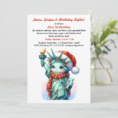 愛国冬誕生日招待状 招待状 (スタンド正面)