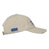 愛国刺繍 刺繍入りキャップ (右)