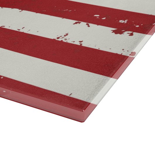 愛国動揺して的アメリカ国旗 カッティングボード (角)