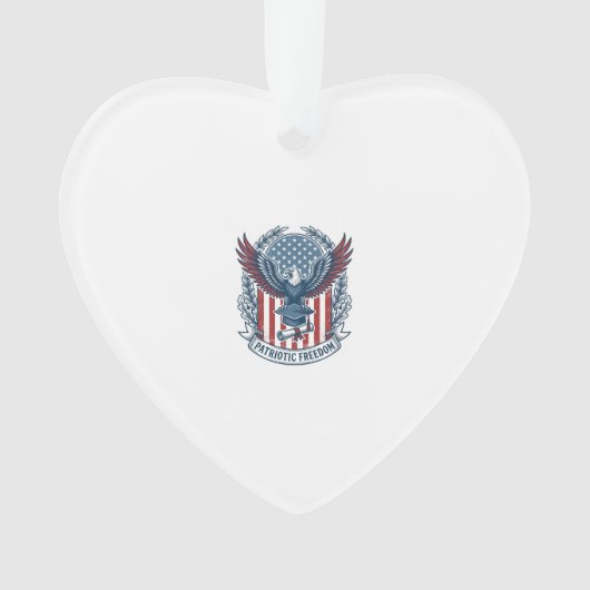 愛国卒業ベクターグラフィックTシャツ オーナメント (正面)