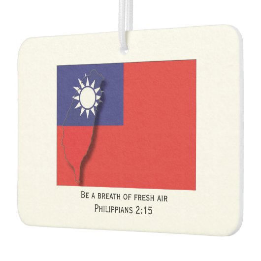 愛国台湾国旗 |台湾地図の概要 カーエアーフレッシュナー (左)