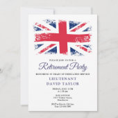 愛国同盟ジャック英国国旗の引退パーティー 招待状 (正面)