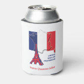 愛国国フランスの旗バスティーユの日 缶クーラー (缶裏面)