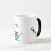 愛国国旗に覆われたニジマス モーフィングマグカップ (正面右)