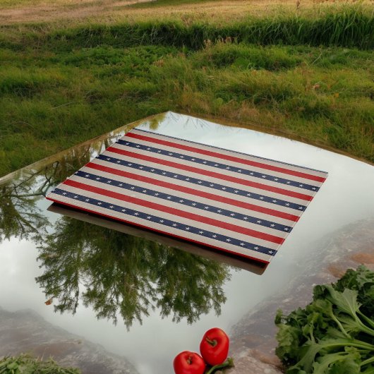 愛国国旗のスタイルストライプ カッティングボード