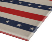 愛国国旗のスタイルストライプ カッティングボード (角)