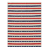 愛国国旗のスタイルストライプ テーブルクロス (正面)