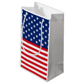 愛国国旗のパターン小抱き枕 スモールペーパーバッグ (裏面アングル)