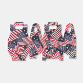 愛国国旗の休日の切り妻の好意ボックス フェイバーボックス (折り畳みなし)