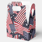 愛国国旗の休日の切り妻の好意ボックス フェイバーボックス (オープン)