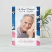 愛国国旗の写真供養プログラム 招待状 (スタンド正面)