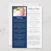 愛国国旗の写真供養プログラム 招待状 (裏面)