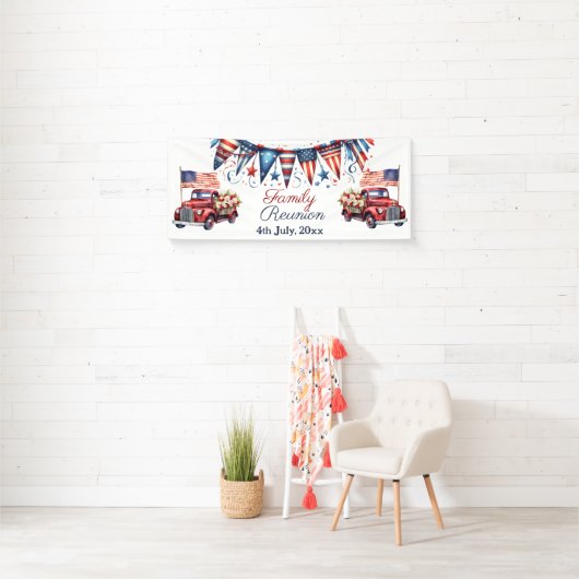 愛国国旗の家族懇親会4th 7月バント 横断幕 (インサイチュ)