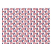 愛国国旗7月4日テーブルクロス テーブルクロス (正面(横))