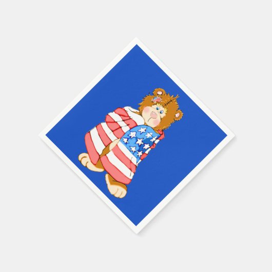 愛国国旗 スタンダードカクテルナプキン (角)