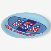 愛国土木技師 ペーパープレート (アングル)