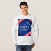 愛国大統領の日Tシャツデザイン Tシャツ (正面フル)