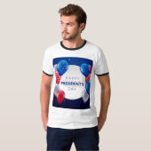 愛国大統領デーTシャツデザイン Tシャツ (正面フル)