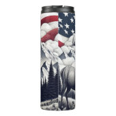 愛国威厳のあるの荒野のエルク タンブラー (裏面)