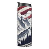 愛国威厳のあるの荒野のエルク タンブラー (回転右)