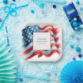 愛国家庭モダン懇親会 ペーパープレート (パーティー)