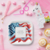 愛国家庭モダン懇親会 ペーパープレート (パーティー)