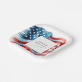 愛国家庭モダン懇親会 ペーパープレート (傾斜あり)