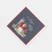 愛国家庭素朴懇親会 スタンダードランチョンナプキン (角)