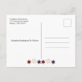 愛国家族懇親会保存日 案内ポストカード (裏面)