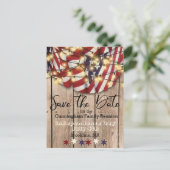 愛国家族懇親会保存日 案内ポストカード (スタンド正面)