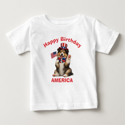 愛国少年 (2歳) Tシャツ (正面)
