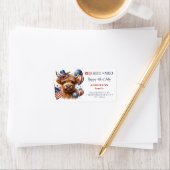 愛国差出人住所7月4日 ラベル (インサイチュ)