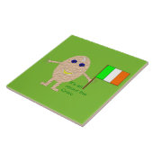 愛国心あふれるアイルランドの卵タイル タイル (側面)