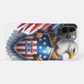 愛国心あふれるアメリカンホーク Case-Mate iPhoneケース (裏面(横))