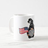 愛国心あふれるアメリカン・ノーム コーヒーマグ コーヒーマグカップ (正面左)