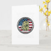 愛国心あふれるアメリカ退役軍人引退記念Tシャツ カード (黄色い花)