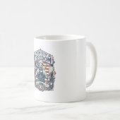 愛国心あふれるサワードウ・ベーカリー コーヒーマグカップ (正面右)