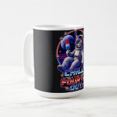 愛国心あふれる宇宙猫 7月4日 コーヒーマグカップ (正面左)
