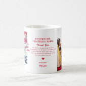 愛国心あふれる教師へのプレゼント フラッグ教師ギフト コーヒーマグカップ (中央)