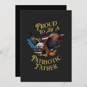 愛国心あふれる父で誇り シーズンカード (正面/裏面)