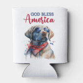 愛国心あふれる犬ラボ 缶クーラー (裏面)