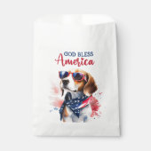 愛国心あふれる犬 - ビーグル フェイバーバッグ (正面)